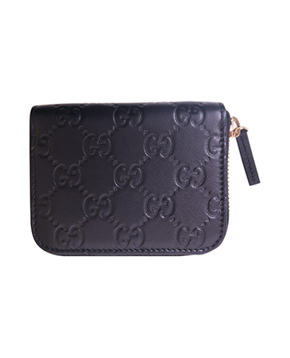 Gucci Zip Around Wallet, &pound;50, Accessories, Black, Leather, Front view